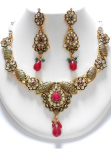Polki Necklace Set